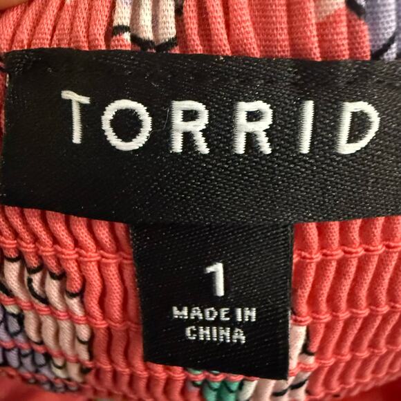 Torrid cupcake dress pockets midi poplin fit flare skater poplin plus size 1X - Picture 7 of 12